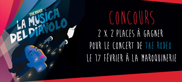  Concours // 2 X 2 places à gagner pour le concert de The Rodeo le 17 février à La Maroquinerie