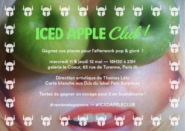  Concours // 2 x 2 places à gagner pour le Iced Apple Club les 11 & 12 mai 2016 à Paris