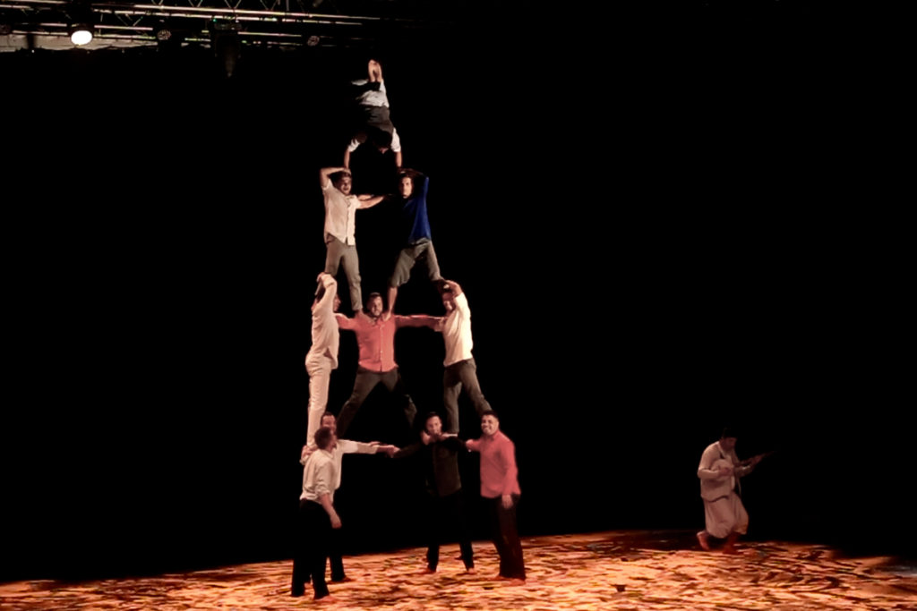 acrobates au cirque du sziget 2018