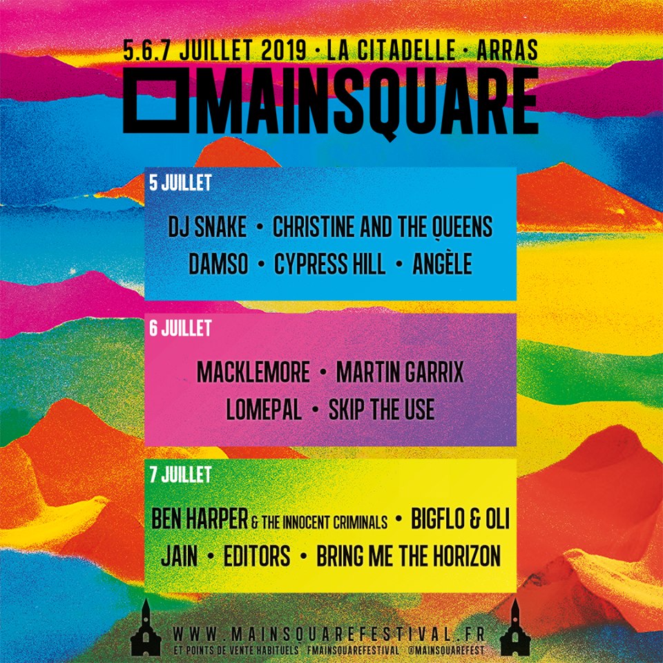 Main Square festival affiche 2019